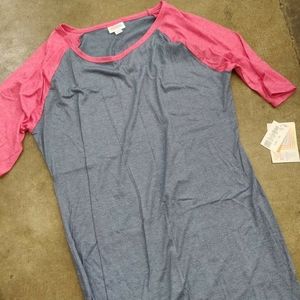 NWT LuLaRoe Julia Baseball Tee Dress
